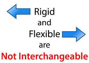 Rigid/Flex Not Interchangeable