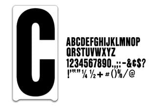Gemini Pronto™ Condensed Letters