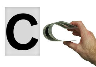 Flexible Sign Letters for Roadside Readerboards | NRS