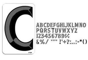 AD Halftone Letters