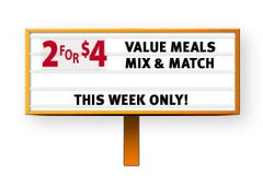 2 for $4 Double Span Over
