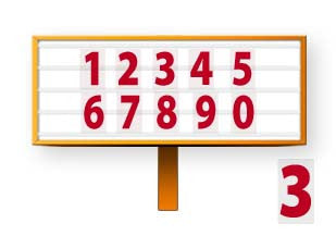 Number 3 Double Span Over