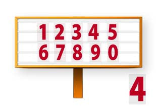 Number 4 Double Span Over