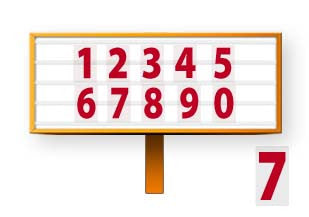 Number 7 Double Span Over